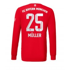 Bayern Munich Thomas Muller #25 Hjemmedrakt 2022-23 Langermet